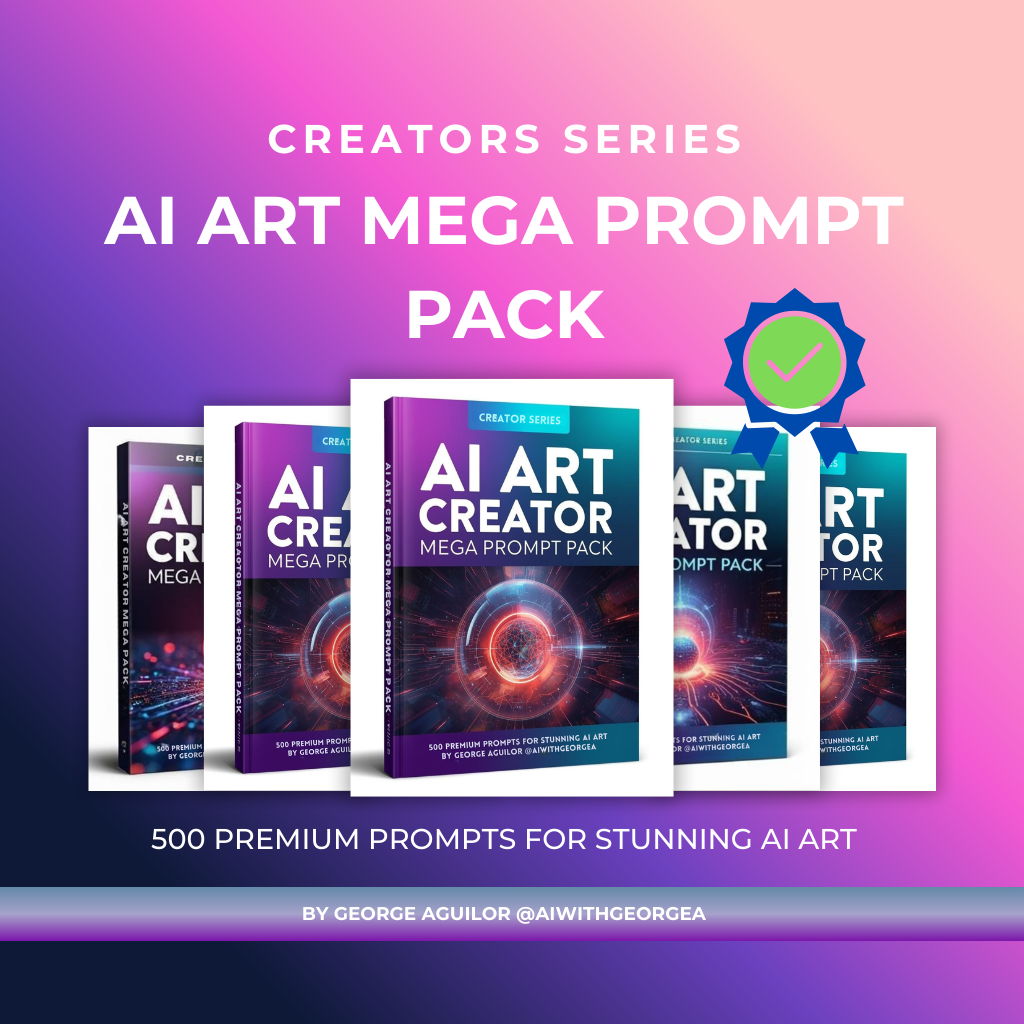AI ART CREATOR MEGA PROMPT PACK - 500 PREMIUM PROMPT WITH PLR MRR
