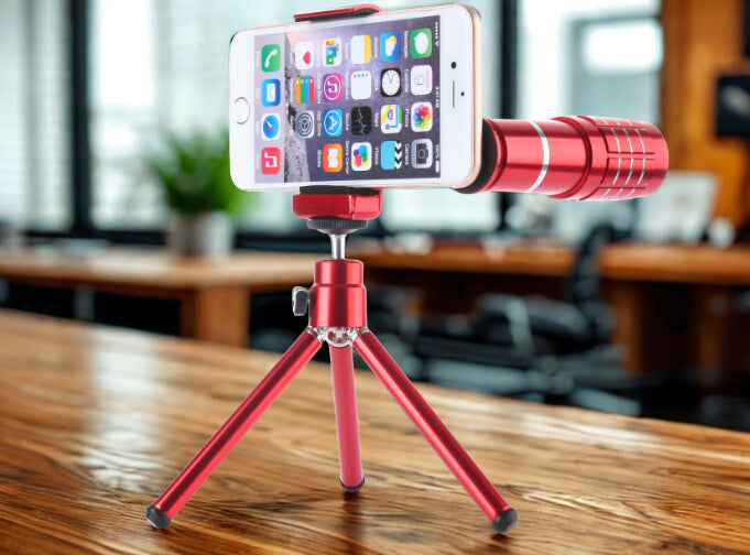 12× Zoom Phone Camera Lens – Long‑Focus Mobile Telescope Lens for iPhone & Android Photography